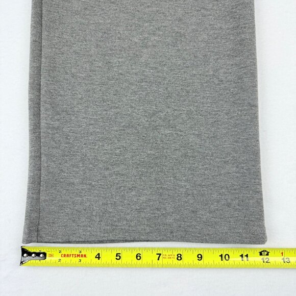 Lillusory Women's Wide Leg Elastic Drawstring Stretch Grey Sweatpants Size 8 - Picture 9 of 10